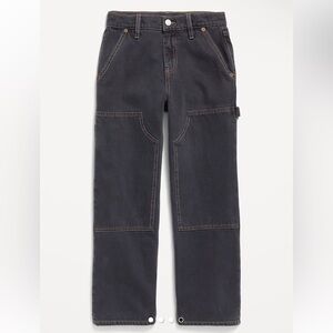 NWT Old Navy Baggy Carpenter Jeans adjustable waist sz 6 or 8